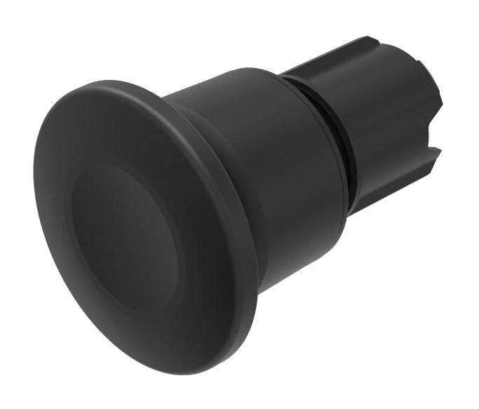 45-2530.1910.000 SWITCH ACTUATOR, MUSHROOM HEAD PB, BLACK EAO