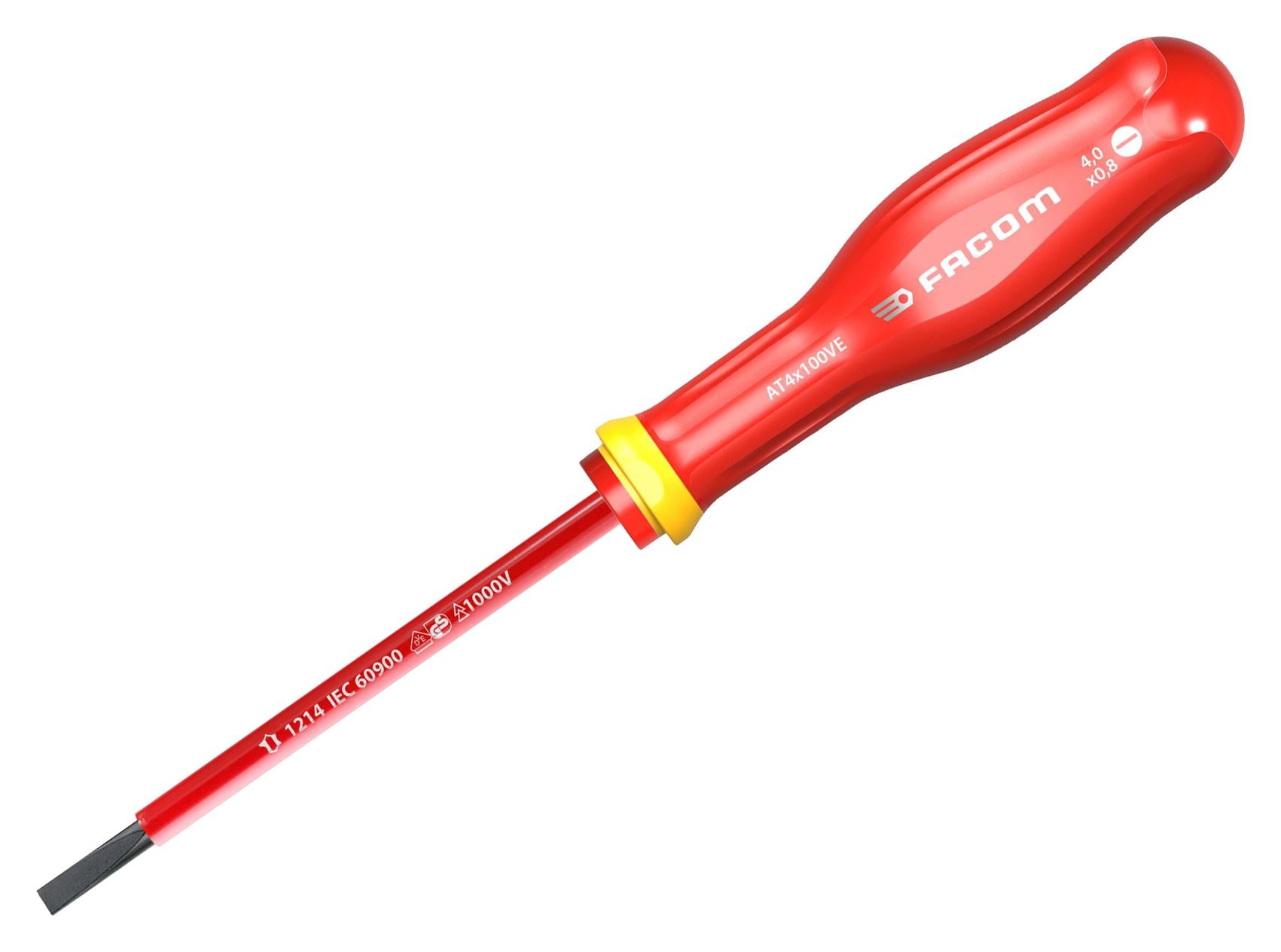 AT4X150VE SCREWDRIVER, SLOT, 4MM, 150MM FACOM