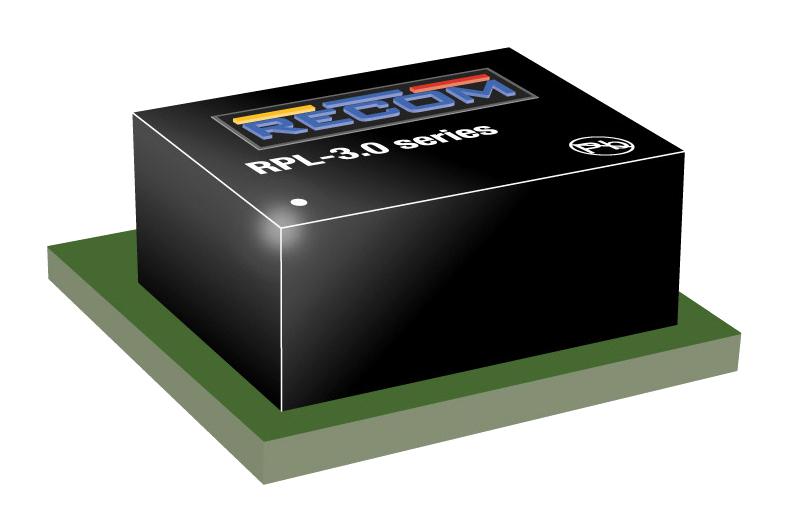 RPL-3.0-CT DC/DC CONVERTER, POL, 15.6W, 5.2V, 3A RECOM POWER