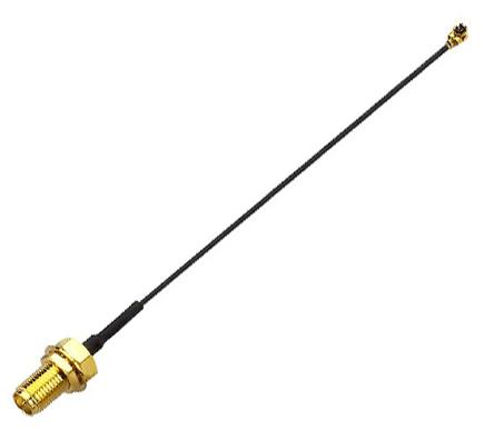 CAB.616 CABLE ASSY, SMA JACK-RA MHFI PLUG, 100MM TAOGLAS