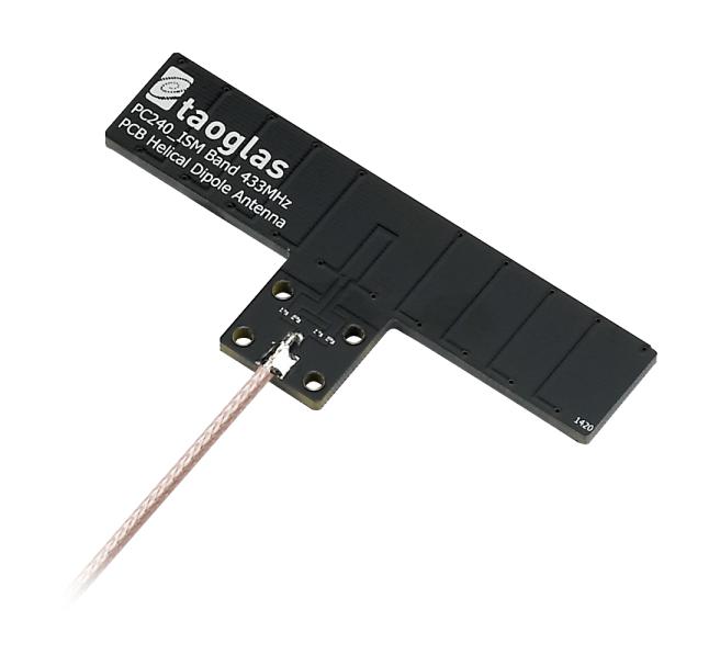PC240.09.0300K RF ANTENNA, DIPOLE, 433MHZ, ADHESIVE TAOGLAS