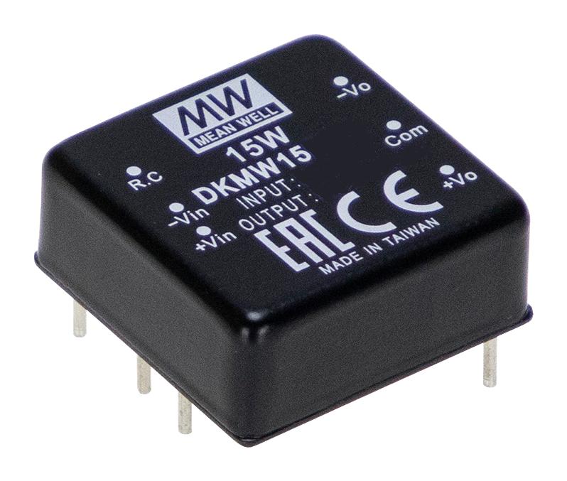 DKMW15G-15 DC-DC CONVERTER, 2 O/P, 15W MEAN WELL