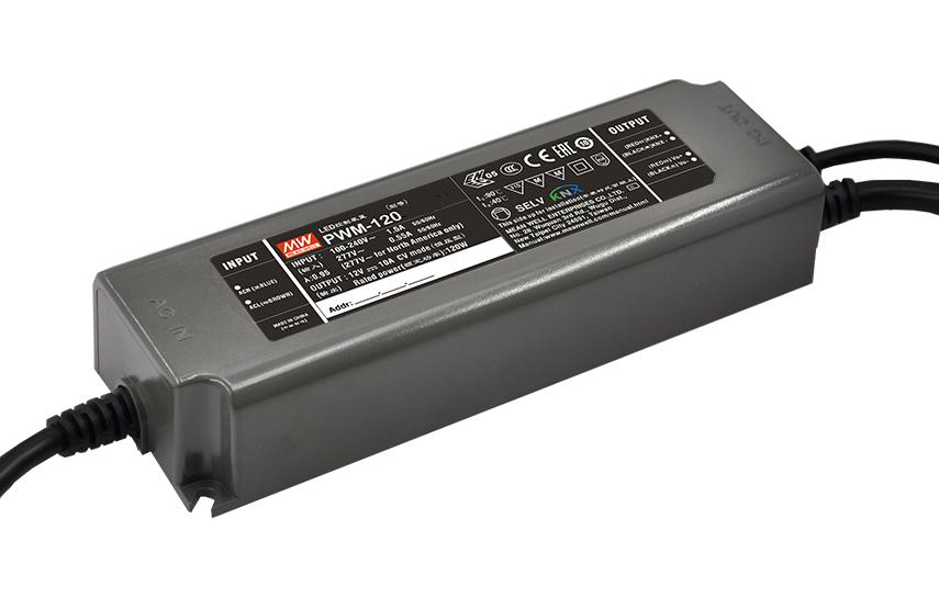 PWM-120-24KN LED DRIVER/PSU, CONSTANT VOLTAGE, 120W MEAN WELL