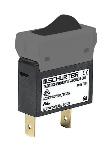 3-128-204 THERMAL CKT BREAKER, 1P, 20A/240V, PANEL SCHURTER