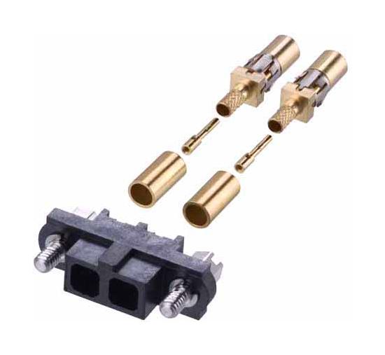 M80-FC305F1-02 CONNECTOR, RCPT, 2POS, 1ROW, CRIMP HARWIN