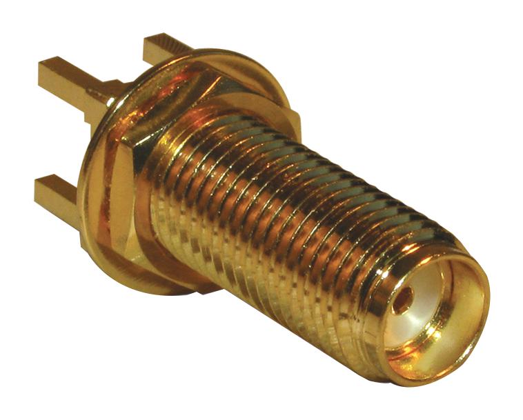 132291 RF COAXIAL, SMA JACK, 50 OHM, PCB AMPHENOL RF
