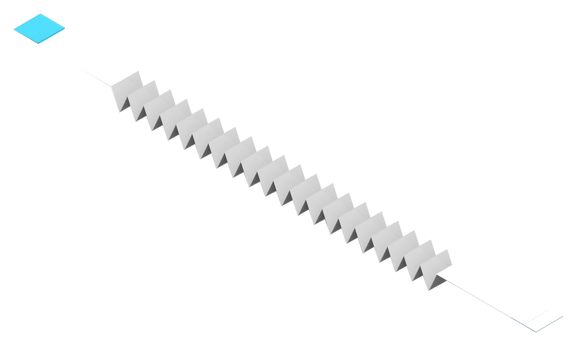 686712141001 CABLE ASSY, FFC-FFC, 12 CORE, 350MM WURTH ELEKTRONIK