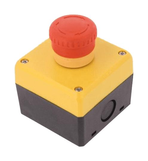 FB1W-YW1L-V4E02Q4R E-STOP SWITCH, DPST, 10A, 120VAC, PANEL IDEC