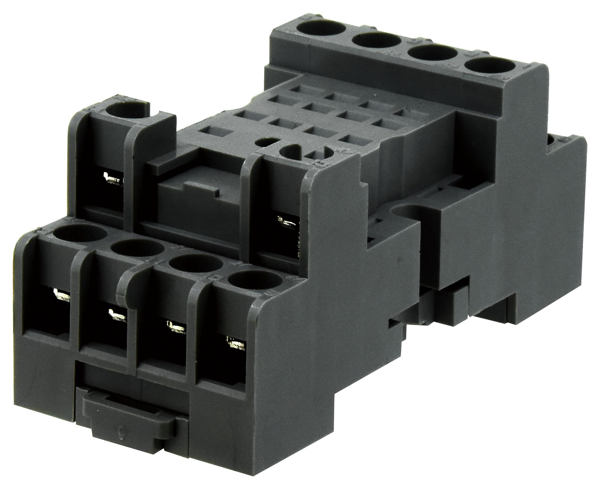 SY4S-05C RELAY SOCKET, 7A, 300V, DIN RAIL, 14PIN IDEC