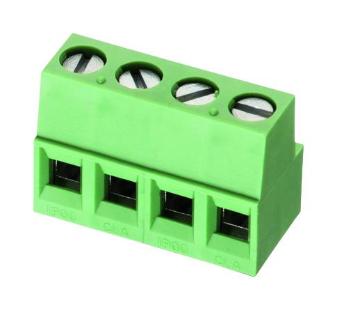 691242510004 TB, WIRE TO BRD, R/A, 4WAY, 12AWG WURTH ELEKTRONIK