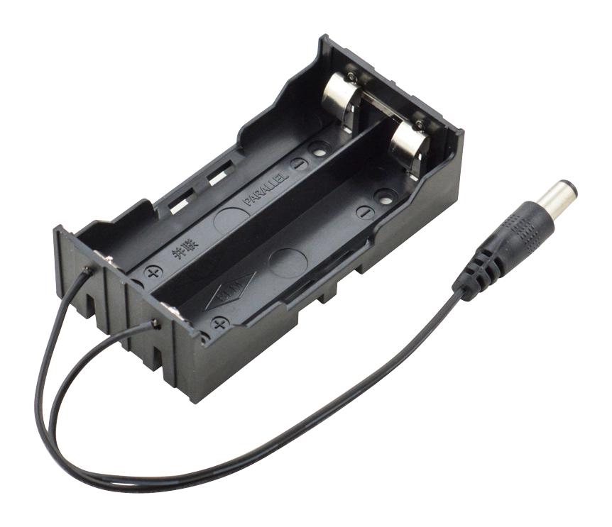 FIT0538 BATTERY HOLDER W/2.1 DC JACK, 18650/7.4V DFROBOT