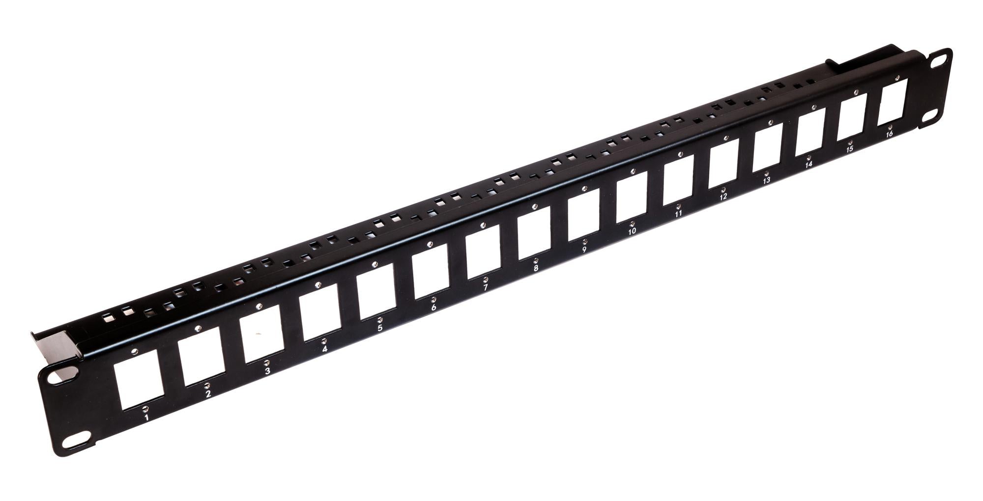 FFPM16CM PATCH PANEL, 16PORT, 1U TUK
