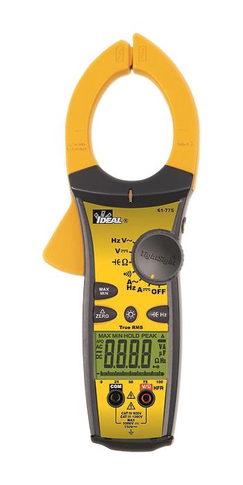 61-775 MULTIMETER, CLAMP, AUTO, TRUE RMS, 1KA IDEAL