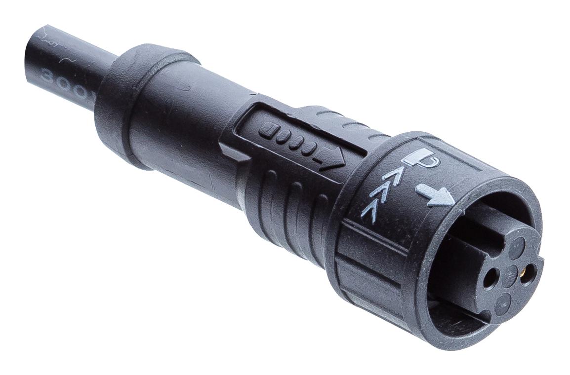 AZ-17BFFM-QL8C05 CIR CABLE, 17P RCPT-FREE END, 5M AMPHENOL LTW