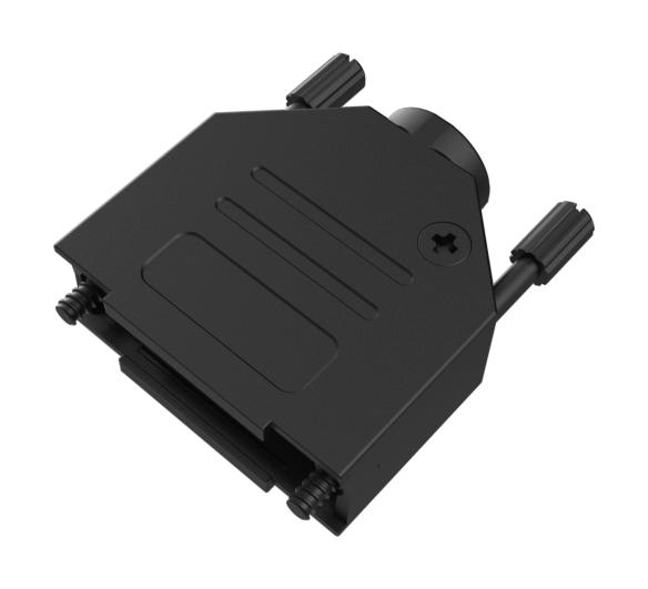 8655AMAT1A11K001LF D-SUB HOOD, 180 DEG, DA, METAL AMPHENOL ICC