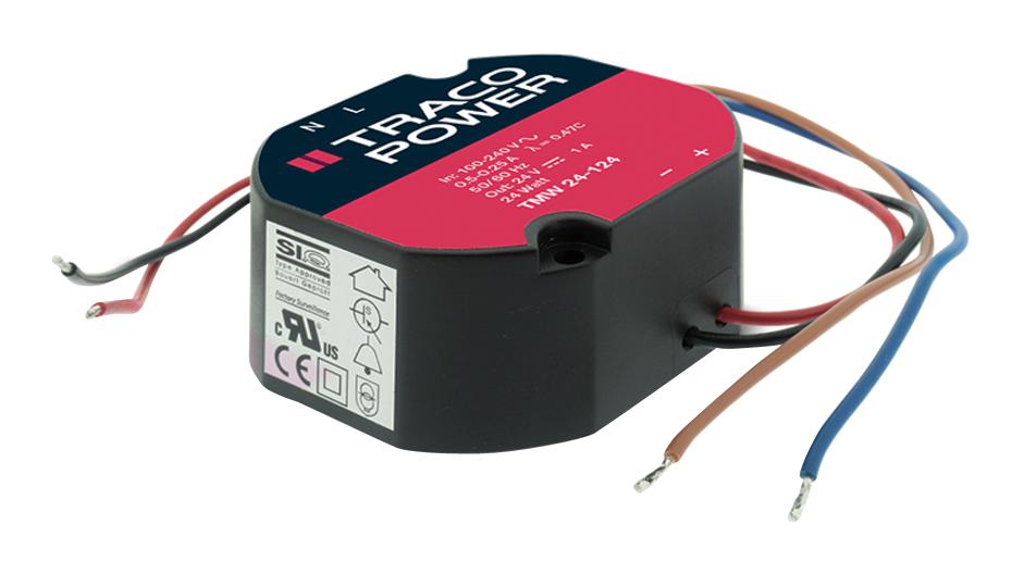 TMW 24-105 POWER SUPPLY, AC-DC, 5.1V, 4A TRACO POWER