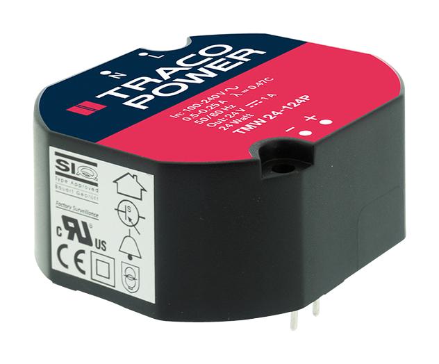 TMW 24-112P POWER SUPPLY, AC-DC, 12V, 2A TRACO POWER