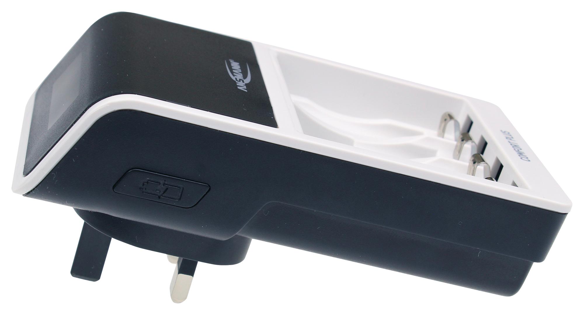 1001-0094-44-01 BATT CHARGER, NIMH, AA/AAA/PP3, 240VAC ANSMANN