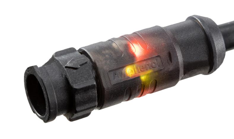 LAD-05BMMM-QL8D10 CIR CABLE, 5P PLUG-FREE END, 10M, BLK AMPHENOL LTW