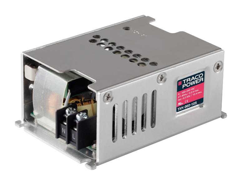 TXH 060-105 POWER SUPPLY, AC-DC, 5V, 10A TRACO POWER