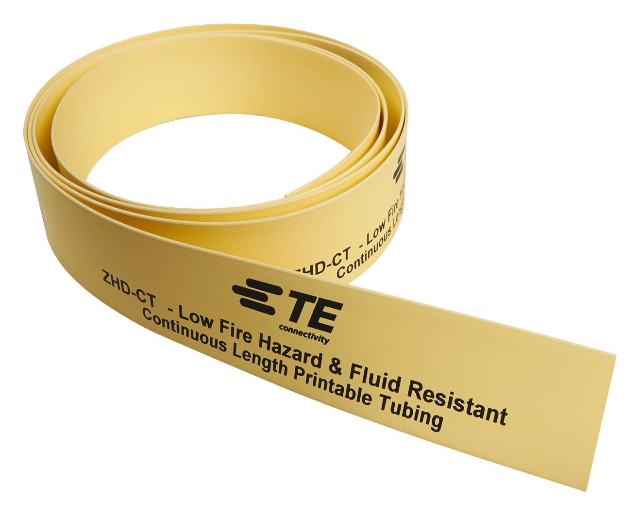 EL8123-000 HEAT-SHRINK TUBING, 2:1, 6.4MM, YELLOW TE CONNECTIVITY