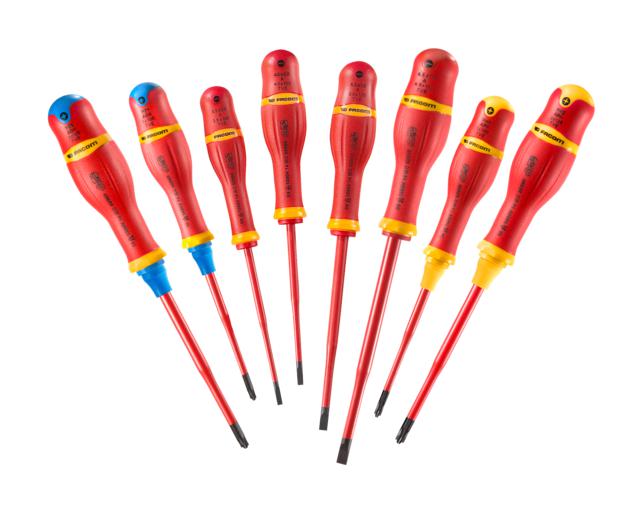 ATB.J8TVE SCRWDRVER, SET, 1000V, 8PCS FACOM