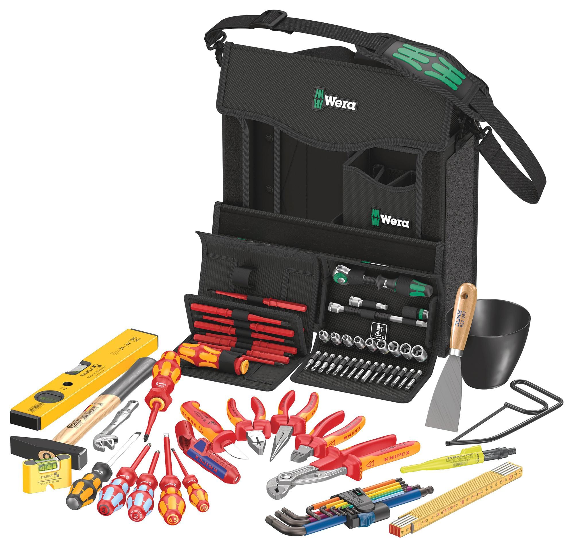 WERA 2GO E 1 TOOL SET, ELECTRICAL, 73PC WERA