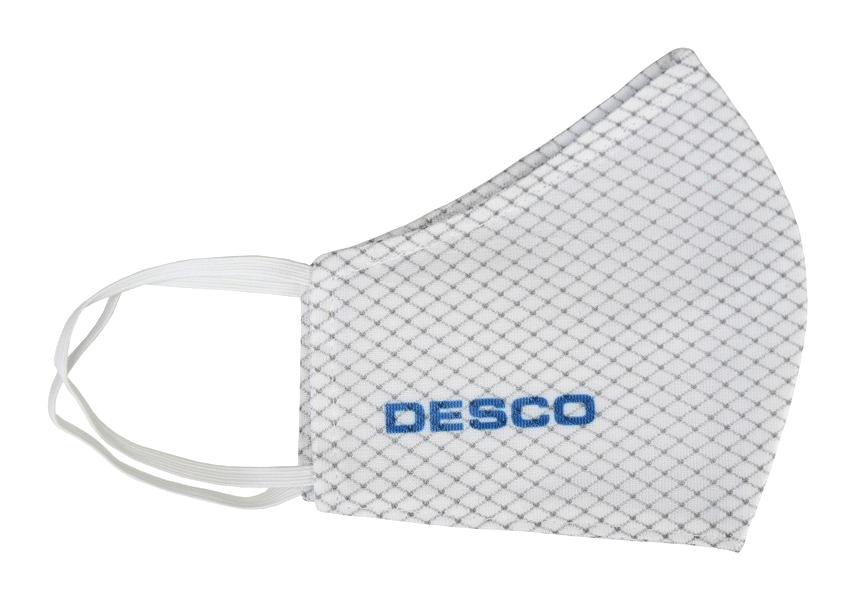 97554 FACEMASK, STATIC DISSIPATIVE, WHT, L-XL DESCO