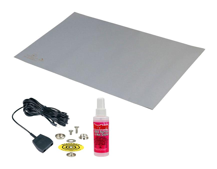 42557 MAT KIT, DISSIPATIVE, 36" X 72", GREY DESCO