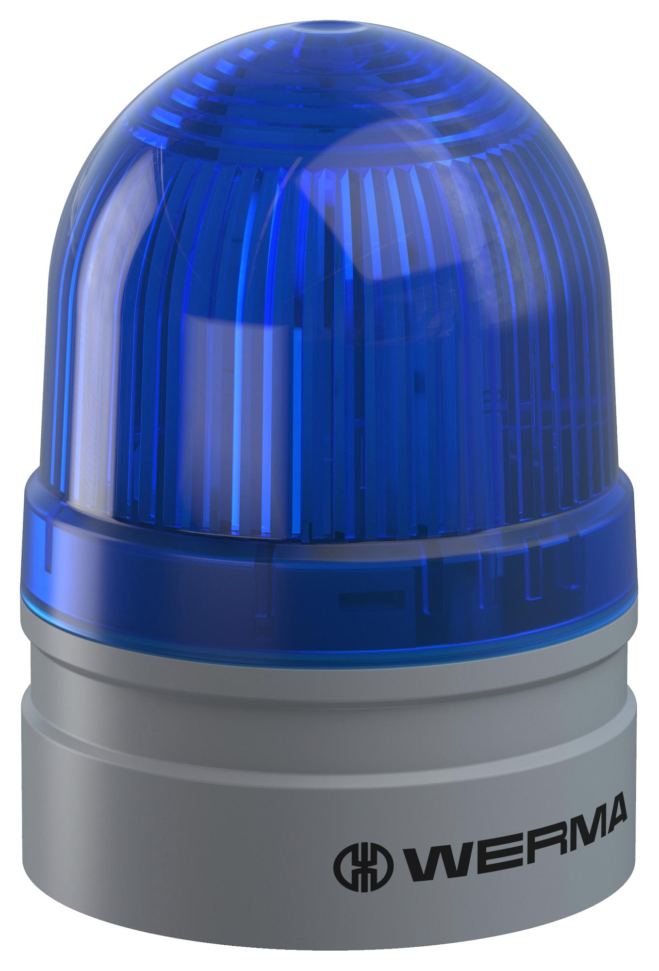 26051060 BEACON, TWINLIGHT, BLUE, 230VAC, PUSH-IN WERMA