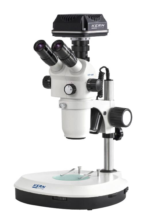 OZP 558T241 MICROSCOPE, TRINOCULAR, 0.6X-5.5X KERN
