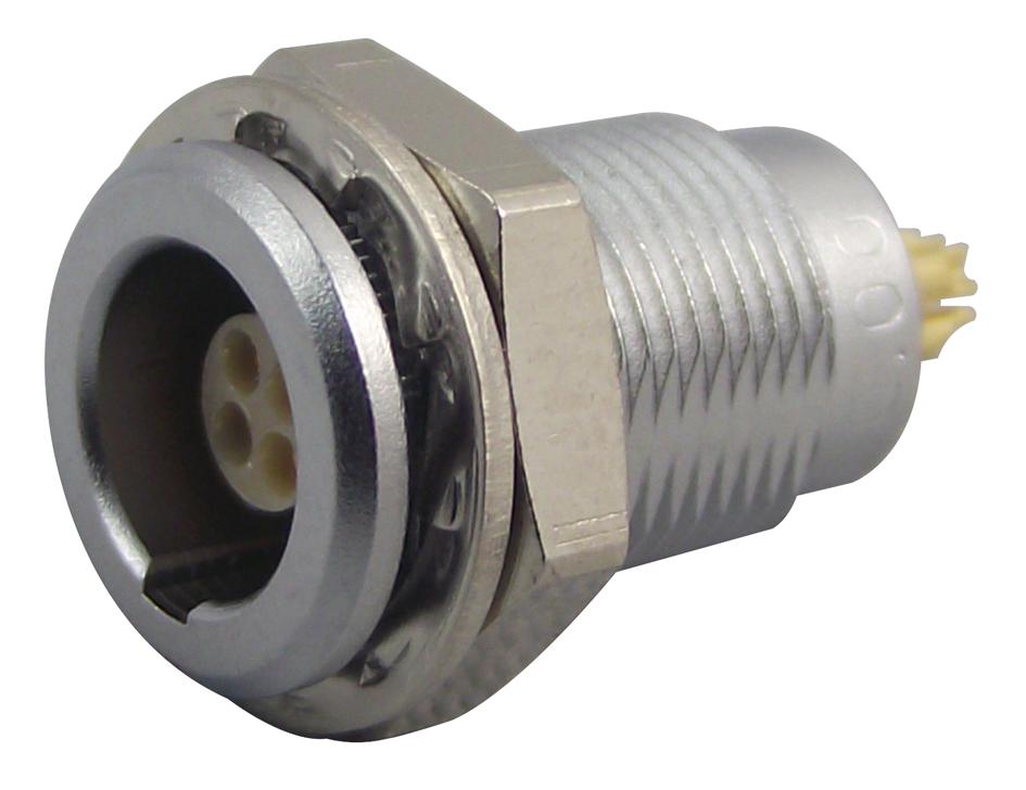 EGG.00.304.CLL SOCKET, PANEL MOUNT, 00, 4WAY LEMO