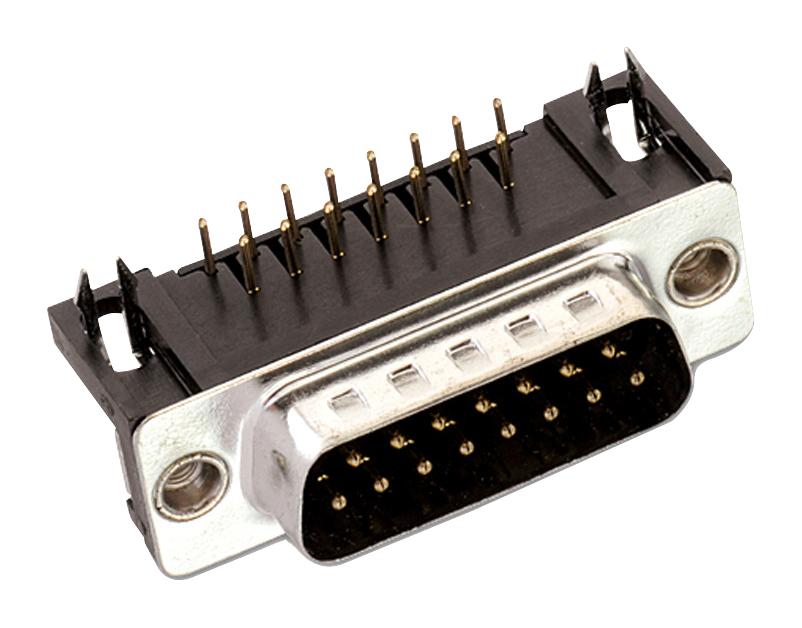 618037233721 D SUB CONN, R/A PLUG, 37POS, DC, SOLDER WURTH ELEKTRONIK