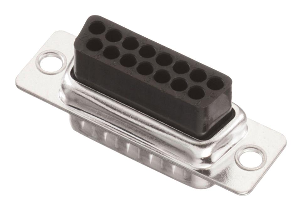 618037217222 D SUB HOUSING, RCPT, 37POS, DC WURTH ELEKTRONIK