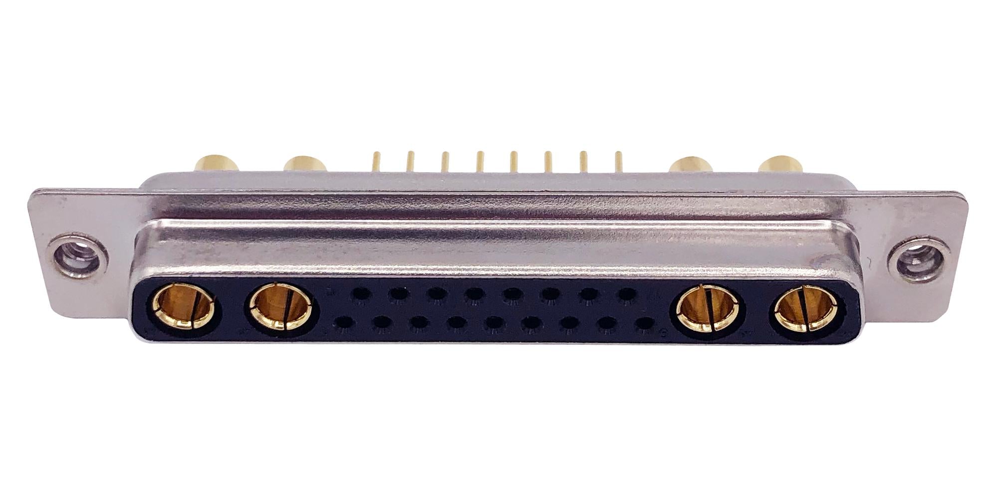 681M21WA4SL141 COMBO D-SUB CONN, RCPT, DC-21WA4, TH NORCOMP