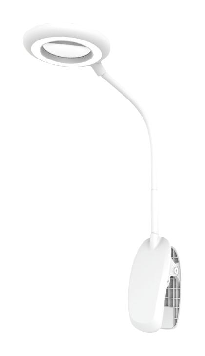 N4238 CLIP ON MAGNIFIER LIGHT, 520.7MM, WHT NATIVE LIGHTING