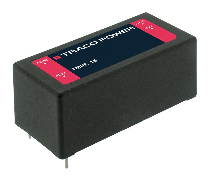 TMPS 15-124 POWER SUPPLY, AC-DC, 24V, 0.625A TRACO POWER