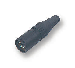 709-0500 PLUG, XLR, FREE, BLACK, 5POLE DELTRON COMPONENTS