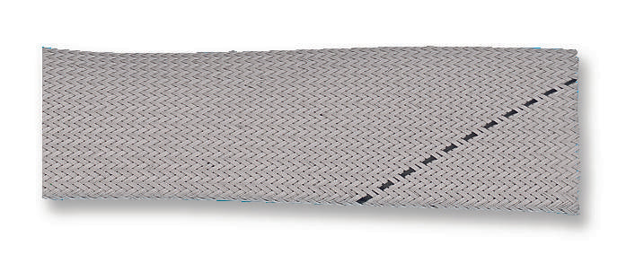 PP-PET-FR-10MM-GREY/BLK BRAIDED SLEEVE, 10MM, GREY/BLACK, 100M MULTICOMP PRO