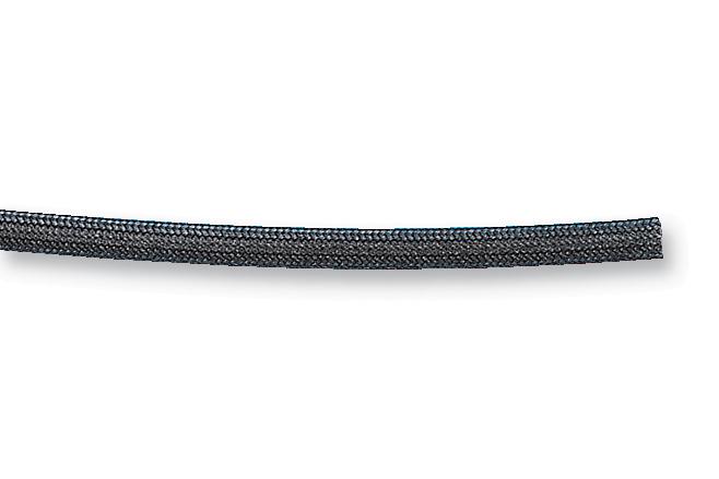 176-50032 SLEEVING, BRAID, 6MM, BLACK, 25M HELLERMANNTYTON