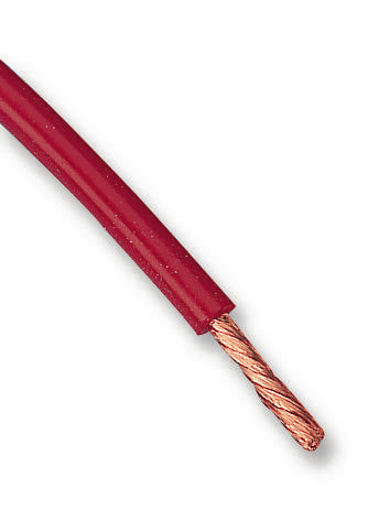 60.7190-22 WIRE, TPE, RED, 1MM, 25M STAUBLI