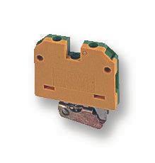 EK10 TERMINAL BLOCK, DIN RAIL, 2POS, 6AWG WEIDMULLER