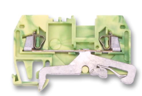 281-907 TERMINAL BLOCK, DIN RAIL, 2POS, 12AWG WAGO