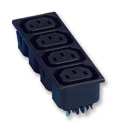 PX0714/4/15/28 OUTLET, IEC, QUAD BULGIN LIMITED