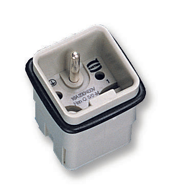 0912 005 3001 INSERT, PLUG, DUAL ROW, 5+PE WAY, CRIMP HARTING