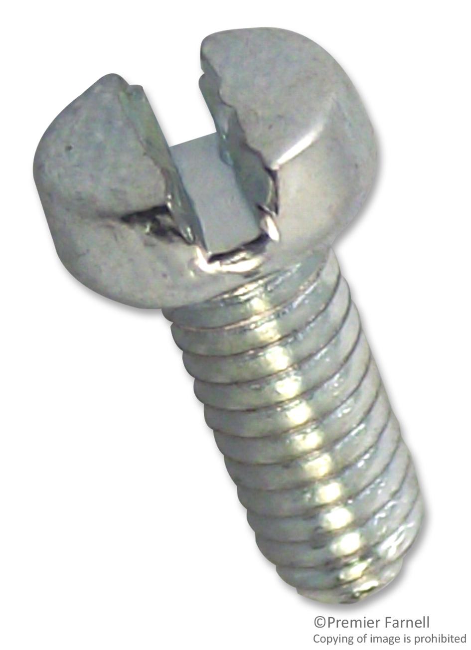 M312 CSSTMCZ100- SCREW, SLT, CHEESE, STEEL, M3X12, PK100 TR FASTENINGS