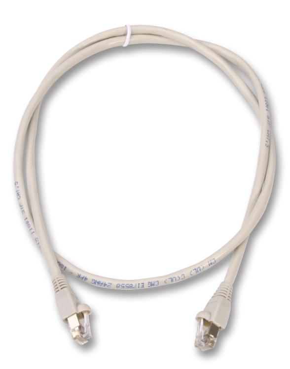 1961-0.5 PATCH LEAD, CAT5E, UTP, BEIGE, 0.5M VIDEK