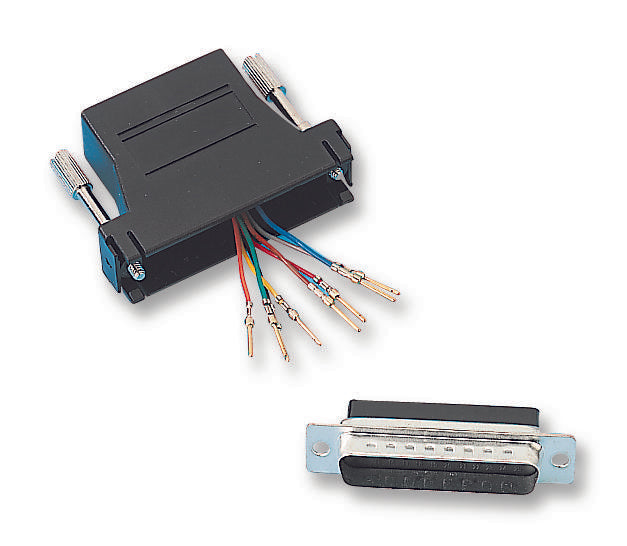 MHDA25-PMJ6-K ADAPTOR, D PLUG 25WAY-RJ11 MH CONNECTORS
