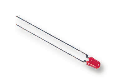 HLMP-1700 LED, 3MM, RED, 2.1MCD, 626NM BROADCOM