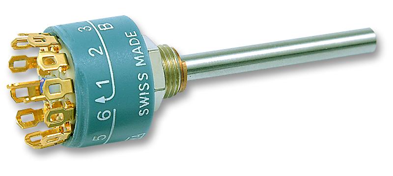 01-1263 SWITCH, 2 POLE, 6 POS ELMA